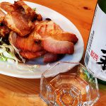 焼豚　大福精肉店：兵庫県加古川市　焼豚と日本酒
